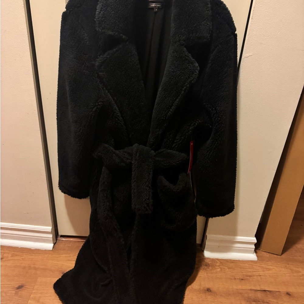 Carbon38 Plush Black Teddy Jacket
